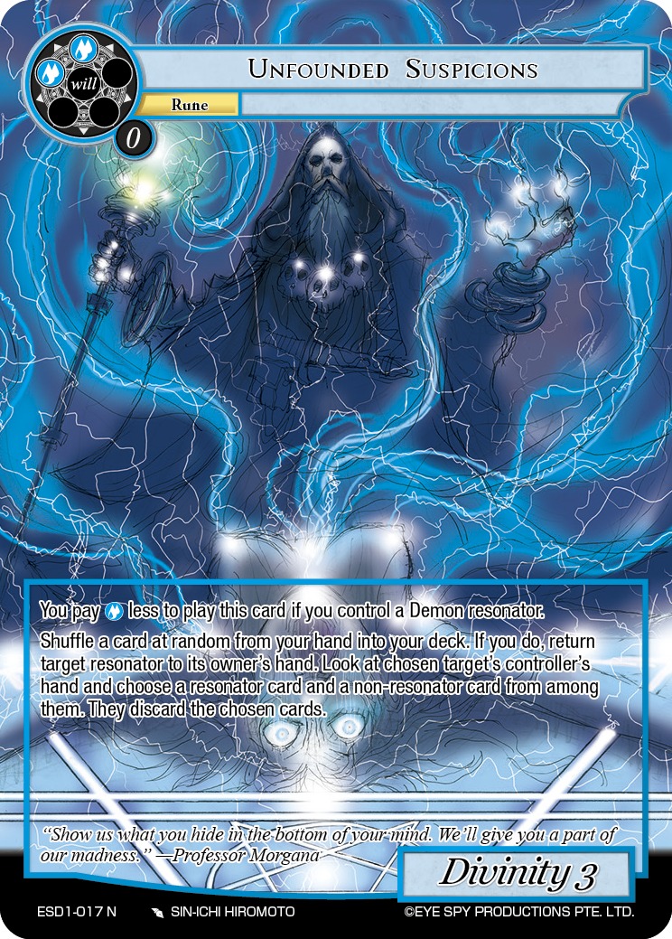 没有事实根据的猜疑